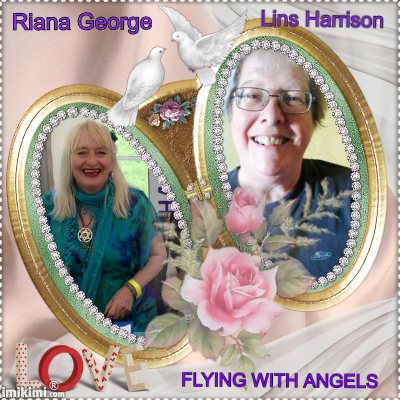 Flying with Angels- Lins Harrison and Riana George. Free mini readings.